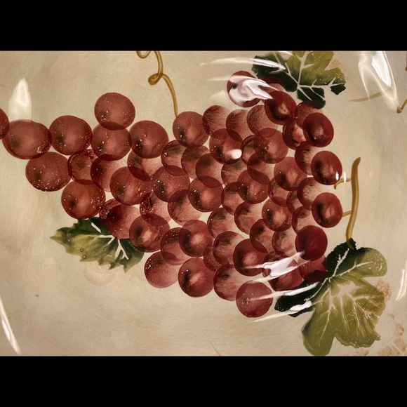 Cabernet Hand Painted Square Plate 😊 - Picture 6 of 7